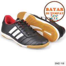 Java Sepatu Futsal Keren Dengan Jahitan Sole Yang Kuat SND 118 - Hitam