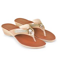 Java Seven Hdh 508 Sandal Casual Wanita-Synthetic-Modis Dan Lucu Terbaru 2017(Coklat Komb)