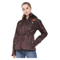 Java Seven Skr 004 Jaket Parka Casual Wanita-Wp-Keren Terbaru 2017(Coklat)Int: One size