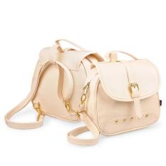 Java Seven Vis 155 Tas Ransel Bisa Selempang Wanita-Synthetic-Cantik Dan Lucu Terbaru 2017(Krem)Int: One size