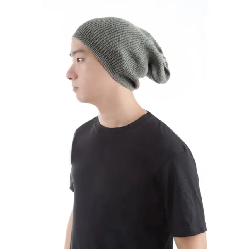 Harga jayasinar topi kupluk polos kaos spandek pria wanita abu | HARGALOKA.COM