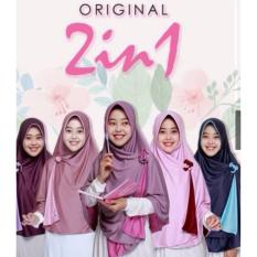 JBB Malang. Jilbab Bolak Balik Priscilla 2 in 1 Hyget Premiun