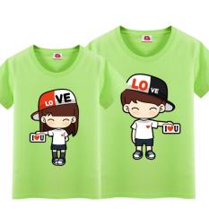 JC - Kaos Couple Topi Love Model Terbaru / Tshit Couple / Baju Pasangan