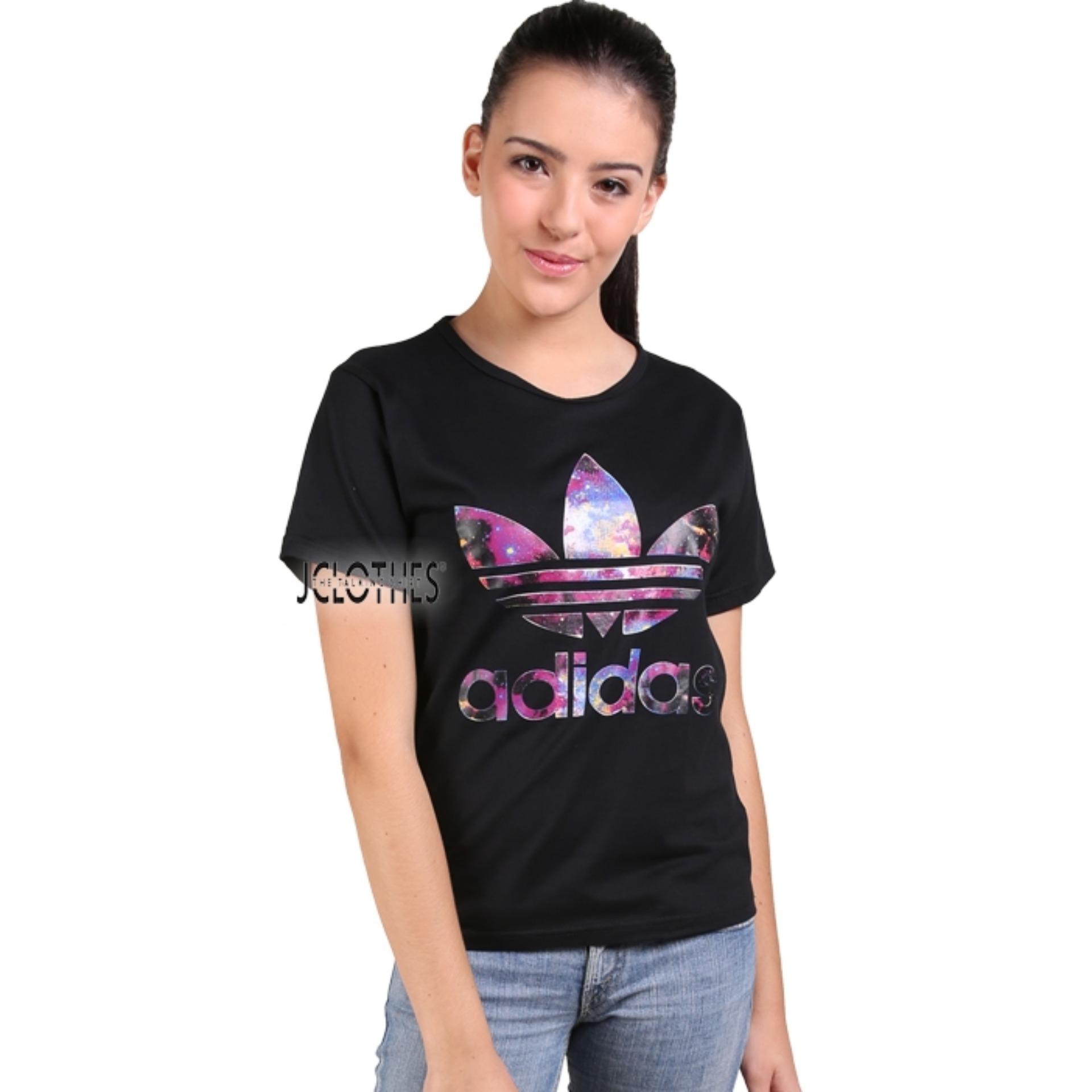 JCLOTHES Kaos Cewe / Tumblr Tee / Kaos Wanita Adolf Dassler Galaxy