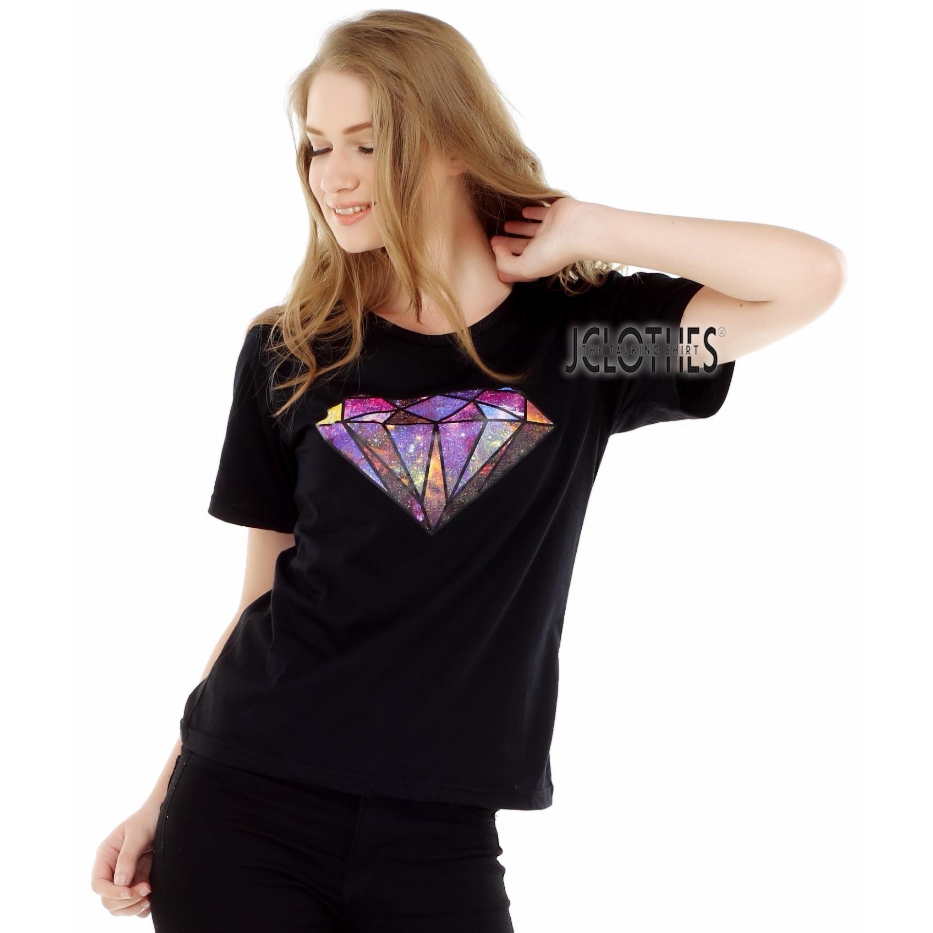 JCLOTHES Kaos Cewe / Tumblr Tee / Kaos Wanita Diamond