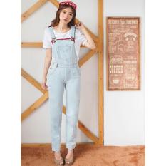 Jeans BAJU KODOK Jumpsuit Wanita Jeans Square Pocket Light / Jamsuit Wanita / Jumsuit / Setelan Wanita / Celana Panjang Wanita / Baju Setelan Baju Kodok - Ancienstore