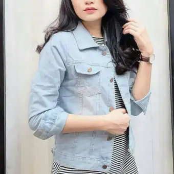 420+ Macam Model Jaket Jeans Wanita Terbaik