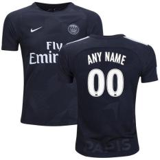 Jersey Bola COSTUM NAMA Baju Olahraga Sepak Bola Sport PSG
