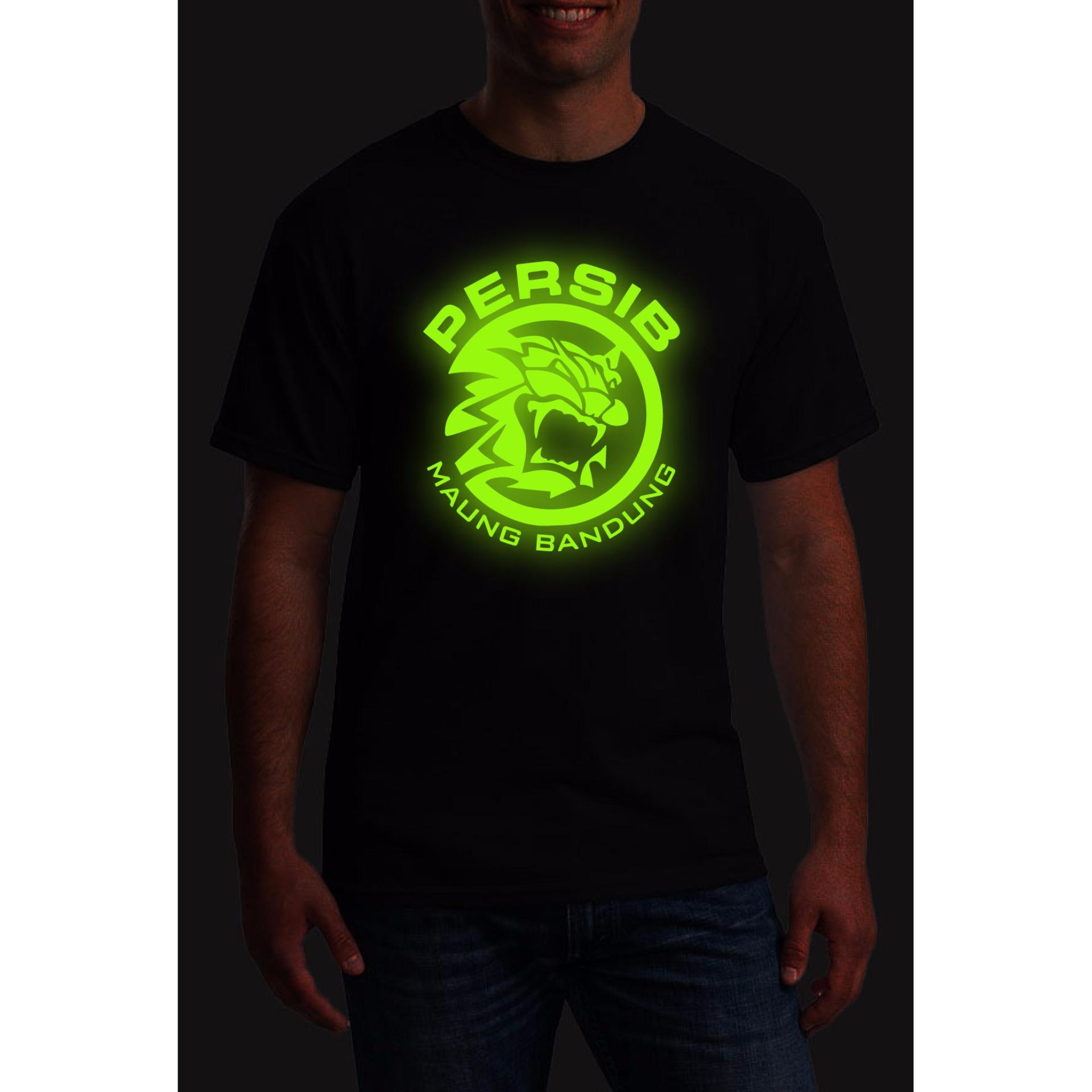 JersiClothing Kaos PERSIB Glow in the Dark - Hitam JersiClothing Kaos PERSIB Glow in the Dark - Hitam