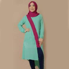 Jessica Fashion Tunik Kanza+Pashmina-Tanpa Celana - Tosca