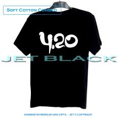 JET - Kaos Distro T-Shirt Fashion 100% Soft Cotton Combed 30s Pria Wanita Cewe Cowo Baju Shirt 3D Jakarta Bandung Terbaru Baru Jaman Now Kekinian Seni Gambar Tulisan 420 4.20 VR46 Animasi Motor Lengan Balap Bagus Murah Keren Atasan Pakaian