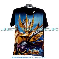 JET - Kaos Distro T-Shirt Fashion 100% Soft Cotton Combed 30s Pria Wanita Cewe Cowo Baju TShirt 3D Terbaru Kekinian Animasi Gambar Kartun Mobile Legend Mobilelegend Bandung Legends Game Atasan Pakaian Irithel Alucard Hayabusa Yun Freya Murah Lengan Keren