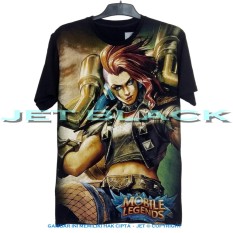 JET – Kaos Mobile Legend HILDA Distro T-Shirt Fashion Soft Cotton Combed 30s Pria Wanita Cewe Cowo Baju TShirt 3D Terbaru Kekinian Animasi Gambar Kartun Mobil Mobilelegend Jakarta Bandung Legends Atasan Pakaian Murah Lengan Keren Bagus Anime Superhero