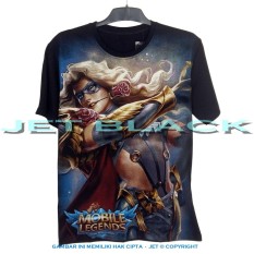 JET – Kaos Mobile Legend LANCELOT MAWAR Distro T-Shirt Fashion Soft Cotton Combed 30s Pria Wanita Cewe Cowo Baju TShirt 3D Terbaru Kekinian Animasi Gambar Kartun Mobil Mobilelegend Jakarta Bandung Legends Atasan Pakaian Murah Lengan Keren Bagus Anime