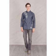 Jfashion Baju Koko Pria tangan panjang Bordir - Arifin