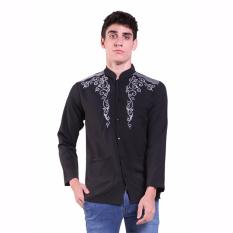 Jfashion Baju Koko Pria tangan panjang Bordir - Yusuf bordir