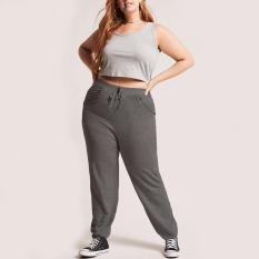 Jfashion Celana Panjang Jogger Training Wanita dewasa BIG SIZE Polos - Felice jumbo