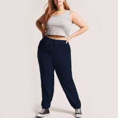 Jfashion Celana Panjang Jogger Training Wanita dewasa BIG SIZE Polos - Felice jumbo