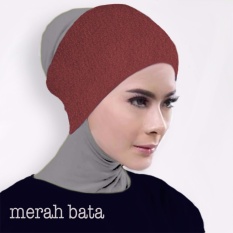 Jfashion Ciput Inner Bandana Hijab Rajut Polos Anti Pusing - Ciput rajut