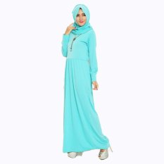 Jfashion Gamis Spandek Simpel Elegan Plus Hijab - Turkis