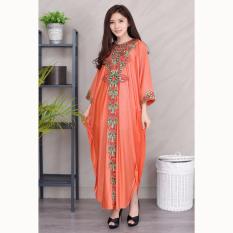 Jfashion Long dress Gamis Maxi variasi Renda tangan Panjang - Sarah