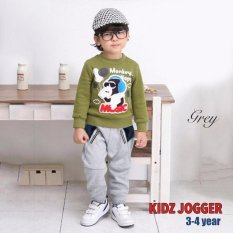 Jfashion Celana Panjang Jogger Training anak 3-5 tahun - Kenz