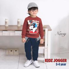 Jfashion Celana Panjang Jogger Training anak 3-5 tahun - Kenz