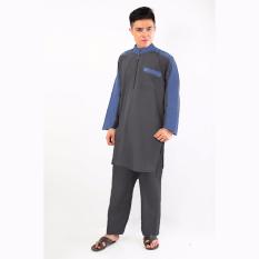 Jfashion Stelan Gamis Muslim Pria Tangan Panjang - Al Siraj