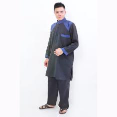 Jfashion Stelan Gamis Muslim Pria Tangan Panjang - Al Teaf