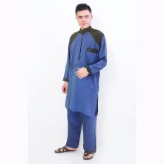 Jfashion Stelan Gamis Muslim Pria Tangan Panjang - Al Teaf