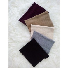Jilbab 2 Warna Zannah Hijab New Fashion Muslim Inner Rajut Dalaman Hijab Anti Pusing Premium Heaven Lights Best Seller Ter Murah - Inner rajut satu Warna