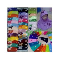 Jilbab Anak Bunga Vania Putih