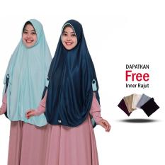 Jilbab Bolak BalikJilbab 2 Warna Hijab Bergo Instan Bolak Balik 2 in 1 Grade A Fashion Muslim Terbaru Modern Masa Kini Jumbo Syari Panjang Untuk