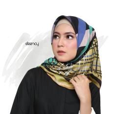 Jilbab Printing Segi Empat Halus Lembut Deenay Eksklusif Carin Original