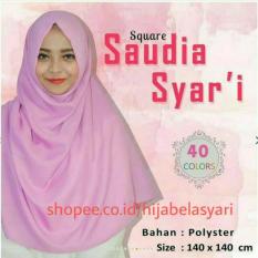 Jilbab Hijab Segiempat Saudia Umama Syar'i/ Jilbab Segi Empat Saudia Syari/ Kerudung Segi Empat
