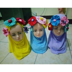 Jilbab Instan Anak Bunga Jual Eceran