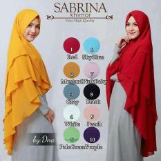 Jilbab Instan Cantik Khimar Syar'i Sabrina 3 Layer Hijab