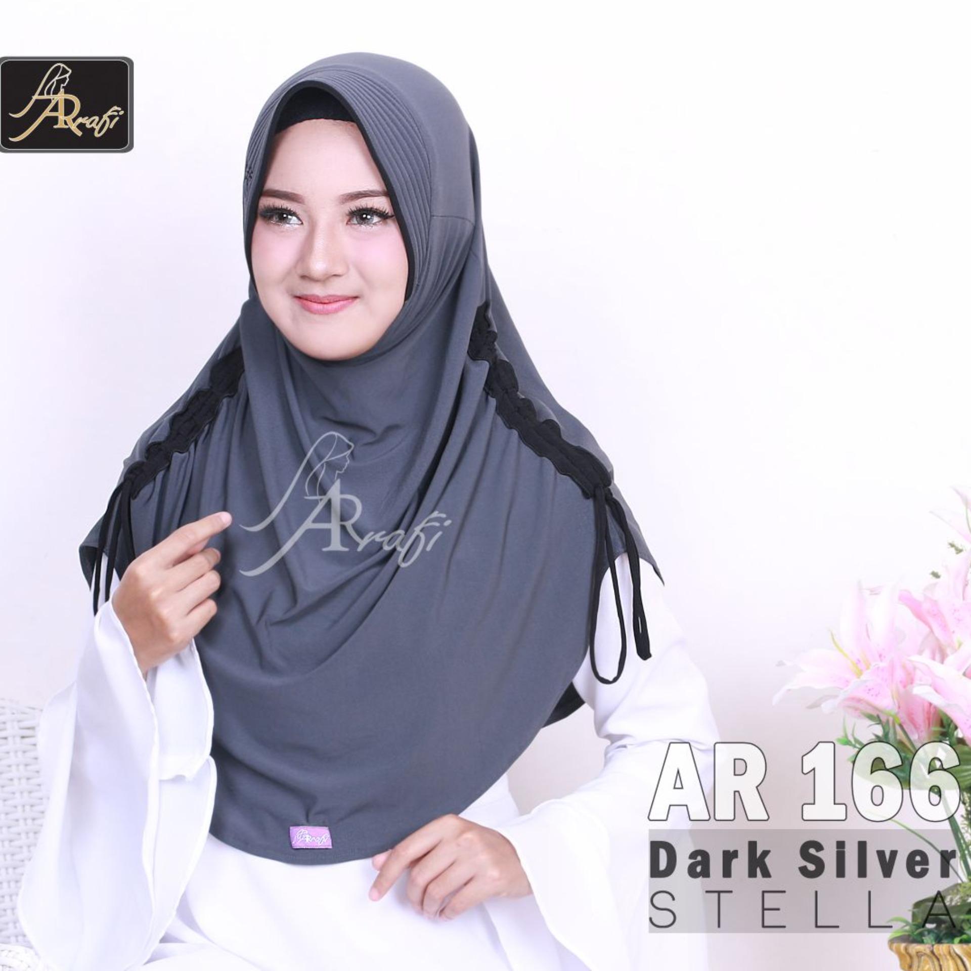 jilbab instan Rumana Serut kombi Arrafi (warna Dark Silver) - AR166 - hijab kerudung syari khimar permata fashion muslim gamis bergo rumana serut jilbab instan Rumana Serut kombi Arrafi (warna Dark Silver) - AR166 - hijab kerudung syari khimar permata fashion muslim gamis bergo rumana serut