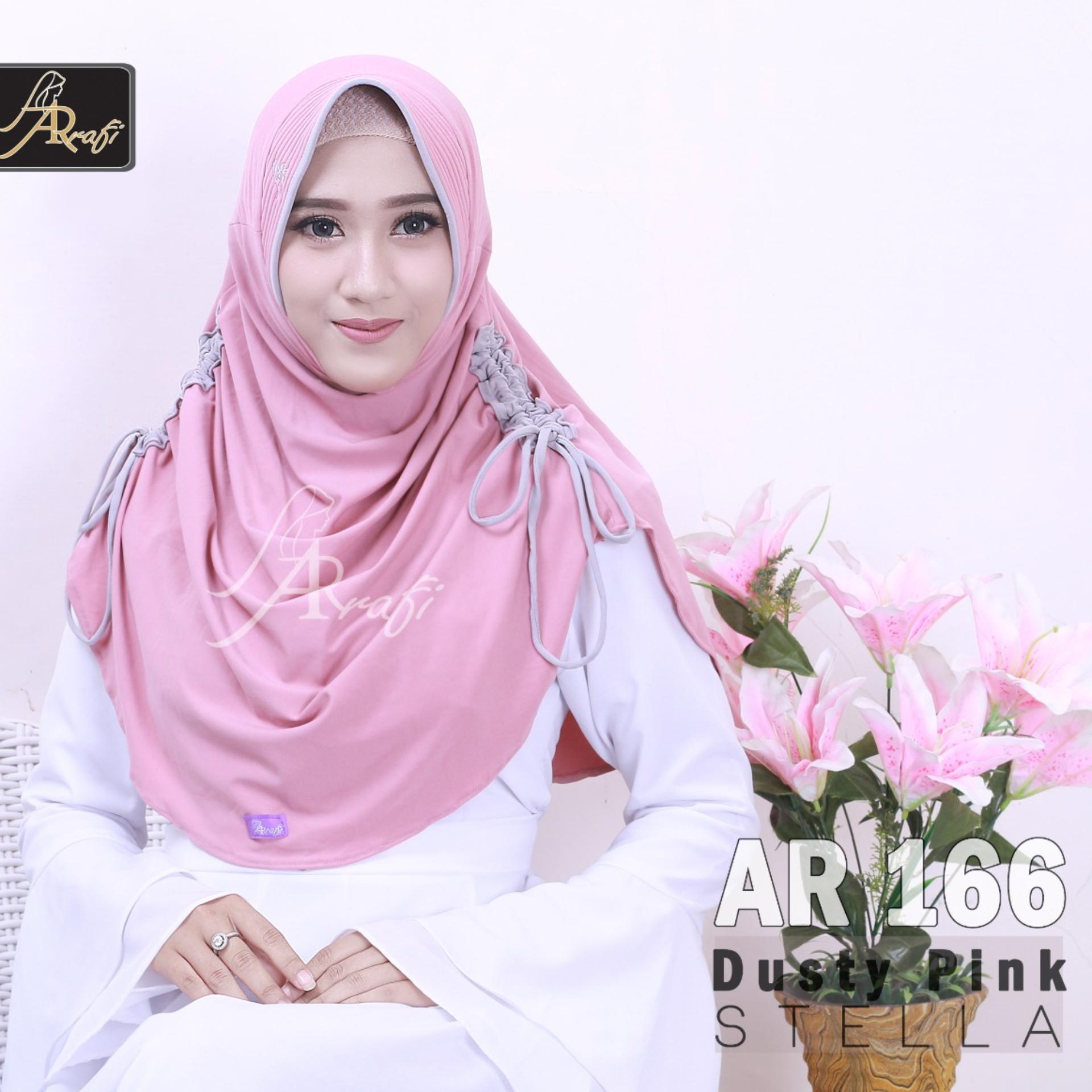 jilbab instan Rumana Serut kombi Arrafi (warna Dusty Pink) - AR166 - hijab kerudung syari khimar permata fashion muslim gamis bergo rumana serut jilbab instan Rumana Serut kombi Arrafi (warna Dusty Pink) - AR166 - hijab kerudung syari khimar permata fashion muslim gamis bergo rumana serut