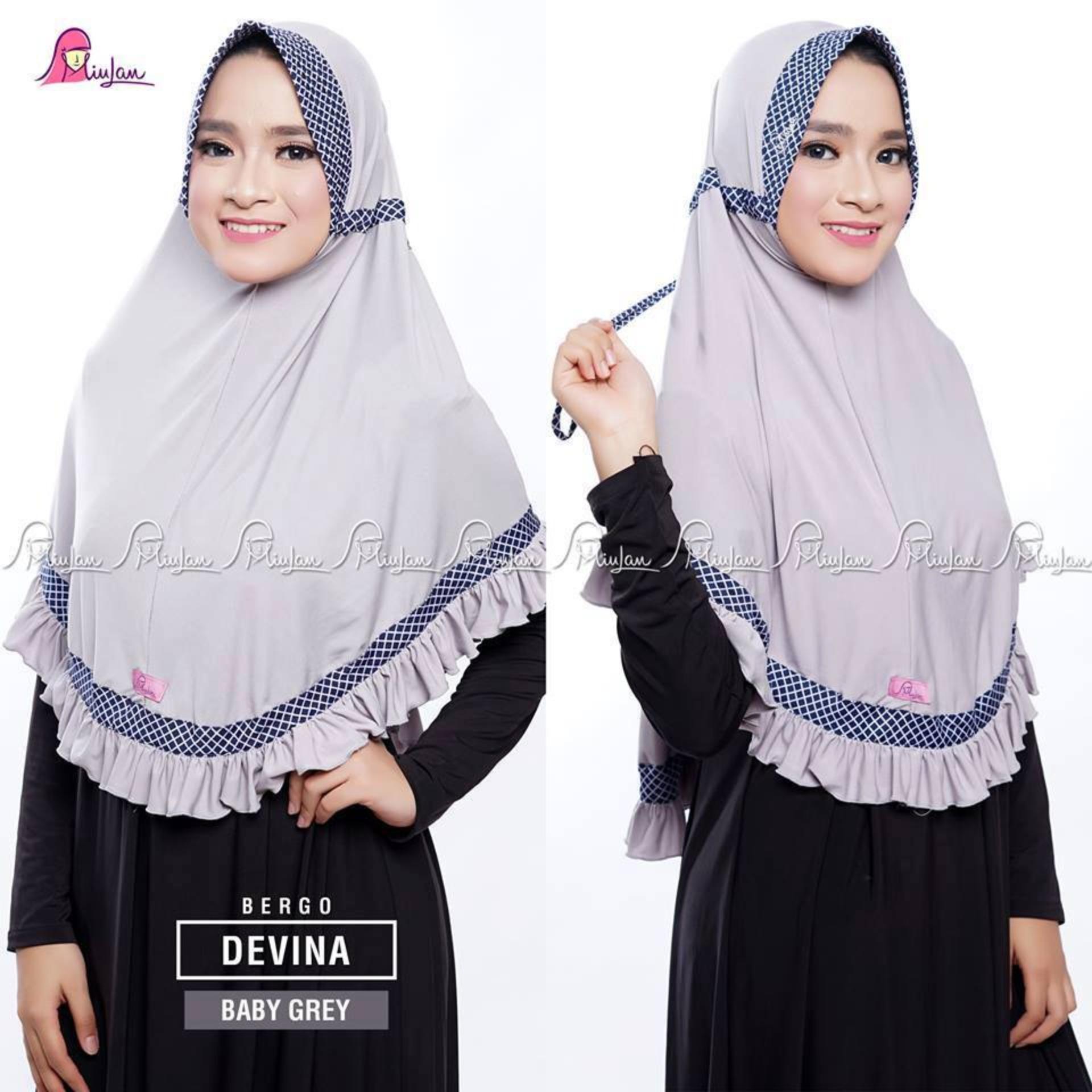 Jilbab Instan Serut Devina Khimar Murah MiuLan Hijab Rempel Jilbab Instan Serut Devina Khimar Murah MiuLan Hijab Rempel
