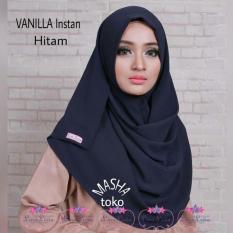jilbab instan VANILLA Pashtan by Linalivia (warna Black) - hijab kerudung pashmina pasmina