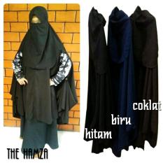 kerudung Syari Jilbab khimar syari bonus cadar the hamza