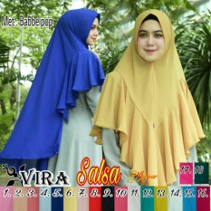 Adzra Jilbab Khimar Syari Bubblepop Rempel