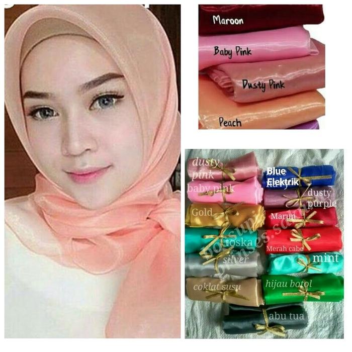 Jilbab Murah / Jilbab organza / kerudung organza / hijab organza organdi