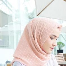 jilbab pashmina rubiah dot organza / hijab pasmina rubi / ruby organdi