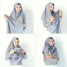 Jilbab Pasmina Instan Malika Nyaman Di Pakai Hijab Kerudung