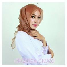 Jilbab Segiempat Organza