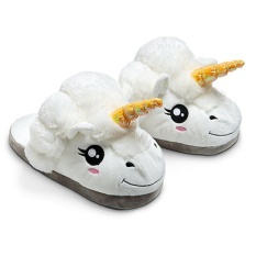 Jingle Baru Unicorn Plush Cotton Slipper Musim Dingin Sepatu Indoor Unisex Wanita Gadis Hadiah-Intl