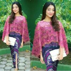 Jn - Baju Murah/Cape Brokat/Batik Wanita/Kebaya Modern/Baju Wanita/Batik/Kutu Baru/Baju Batik/ Murah; Motif dan Warna real photo #Ukuran S, M, L dan XL