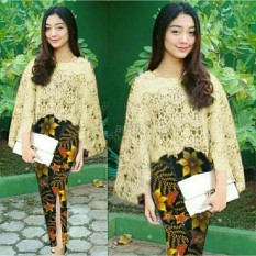 JN Store - Baju Murah/Cape Brokat/Batik Wanita/Kebaya Modern/Baju Wanita/Batik/Kutu Baru/Baju Batik/ Murah; Motif dan Warna real photo #Ukuran S, M, L dan XL